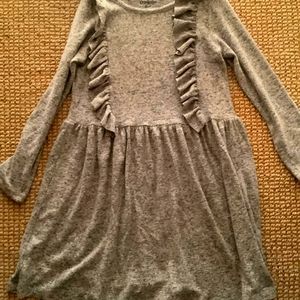 Nice winter Oshkosh shirt dress with ruffle in 7, never worn